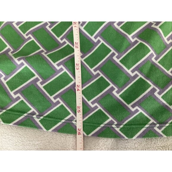 Diane Von Furstenberg Target Dress Girls Faux Wrap Green Purple 10/12 Large - Picture 5 of 6